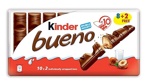 Kinder Bueno Milk And Hazelnuts 10x43g 430g