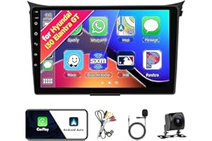 Car Radio Stereo for Hyundai I30 Elantra GT 2012-2016, Android 13, 9" IPS Touch Screen Upgrade Replacement with CarPlay & And