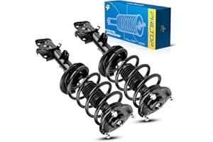PHILTOP Front Complete Struts Shock Absorber Compatible with 2010 2011 2012 Hyundai Santa Fe, Struts with Coil Spring Assemblies #OE 372712_372713, 2 Packs