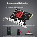 GLOTRENDS U3044AC 4-Port PCIe USB Expansion Card 2 USB-C 2 USB-A 5Gbps view 9