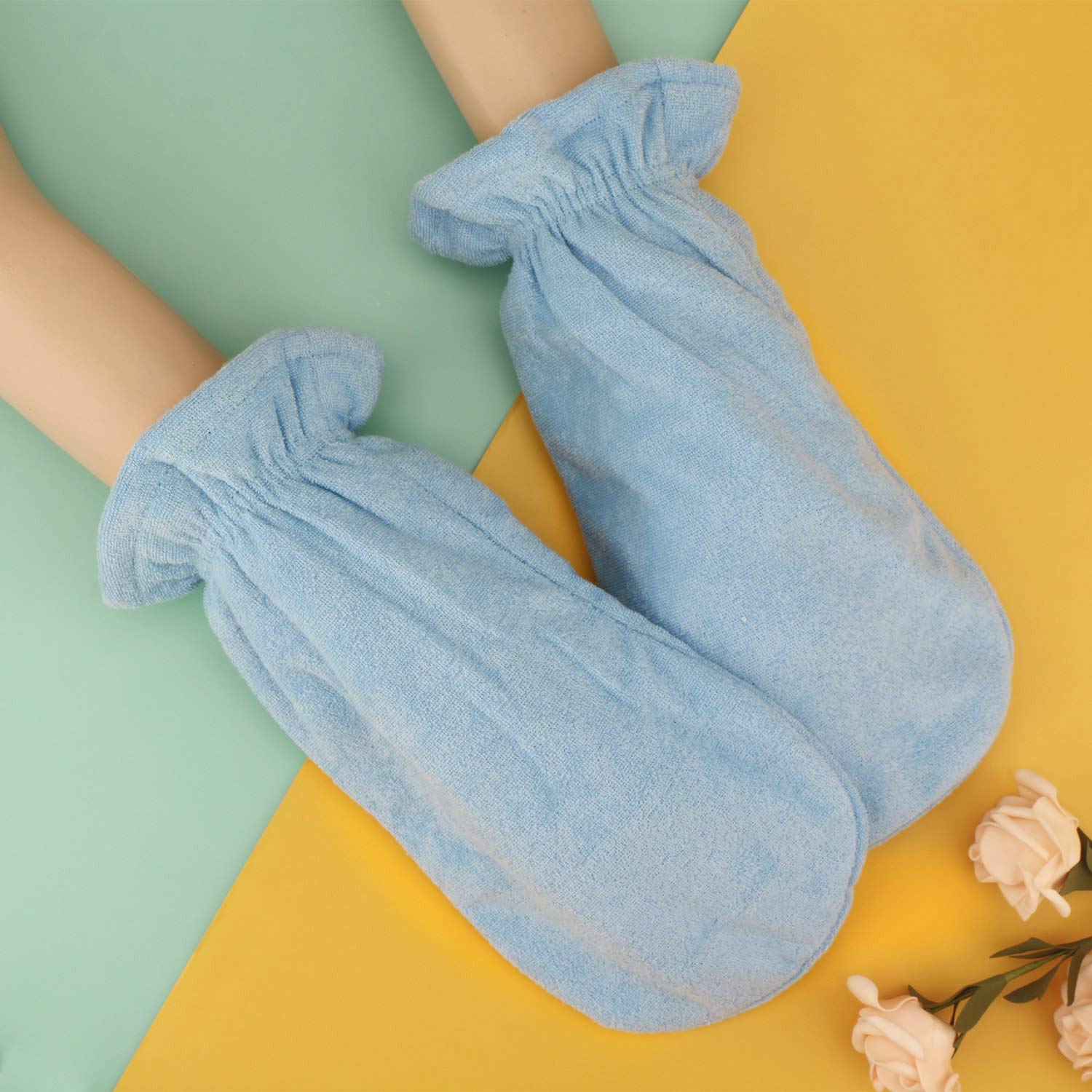 Paraffin Wax Mitts for Hand and Feet, Segbeauty Paraffin Bath Mitts and Booties with Double Terry Clothes, Snug Elastic Opening Paraffin Wax Glove and Bootie for Thermal Treatment, Wax Machine: Beauty