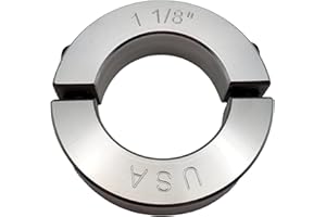 Coastal Shaft Collars - 1.125" Bore Diameter - Clamping Two Piece Shaft Collar - 2024 Aluminum (1 Pack)
