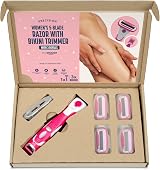 by Amazon Women 5 Blade Razor with 3 in 1 Trimmer Pink 4 Refills view 5