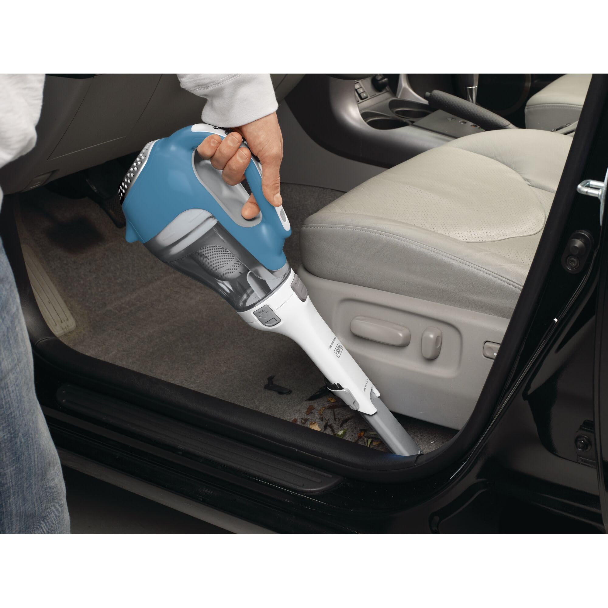 BLACK+DECKER dustbuster AdvancedClean Cordless Handheld Vacuum, Compact Home and Car Vacuum with Crevice Tool (CHV1410L)