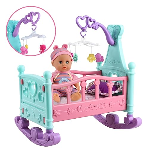 Deao Toy Baby High Chair Set DeAO Baby Doll Set Play Set Includes - Main Image
