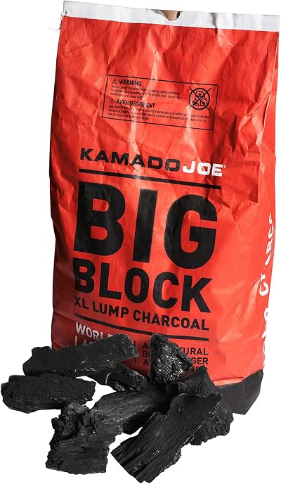Kamado Joe Natural Lump Charcoal 9.1kg XL Bag for BBQ Smoking Grilling
