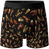 WELLINZER Funny Boxer Briefs for Men Underwear Gifts for Husband Boyfriend
