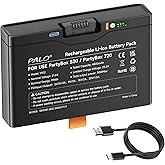 Palogreen Replacement Battery for PartyBox Stage 520 & PartyBox 720,Boombox 4 Portable Speaker, Easy-to-Replace Spare, Battery 600 with USB-C Port 4800mAh (FG6CELL21700G)