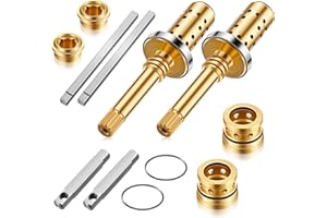 Enhon Valve Rebuild Kit Replacement for REB-VALVE, Compatible with Symmons Temptrol Valve, TA-10 Spindle Assembly, TA-4 Hot and Cold Seats, T-11 Cap Gasket, T-35A/B Seat Removal Tools (2 Pack)