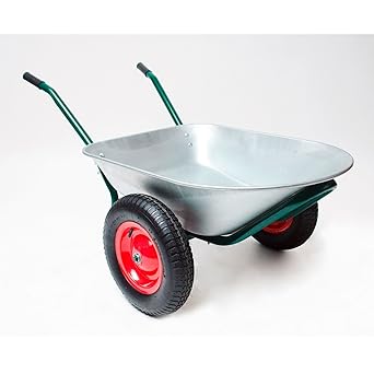 DEMA Schubkarre mit 2 Räder 80 Liter