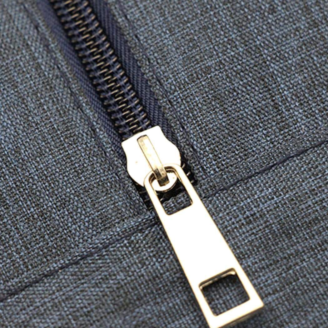 mekolen Creative Thickening Insulation Lunch Bag Thermal Bento Handbag Travel Totes, Navy Blue