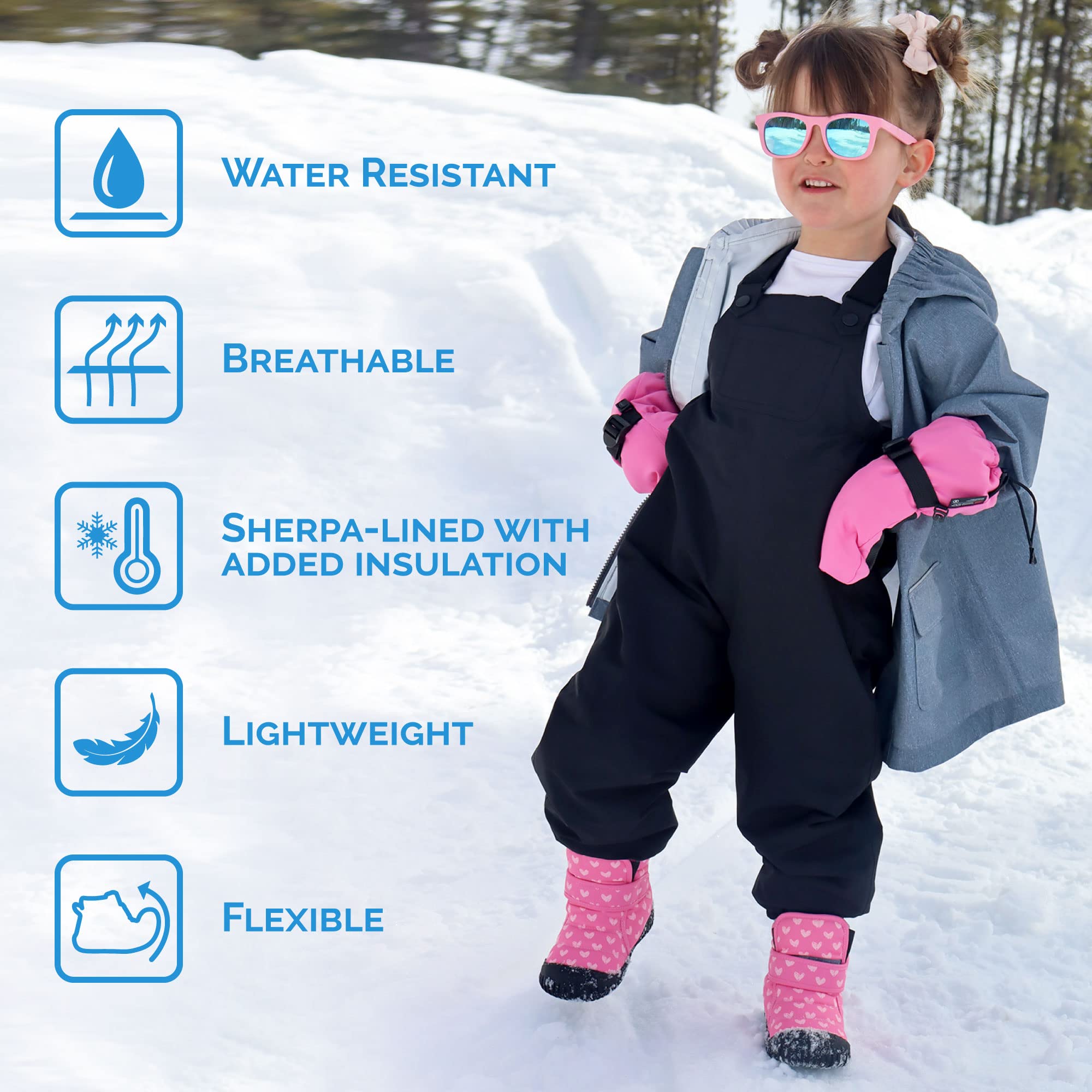 JAN & JUL Toasty-Dry Water-Resistant Winter Boots for Toddlers