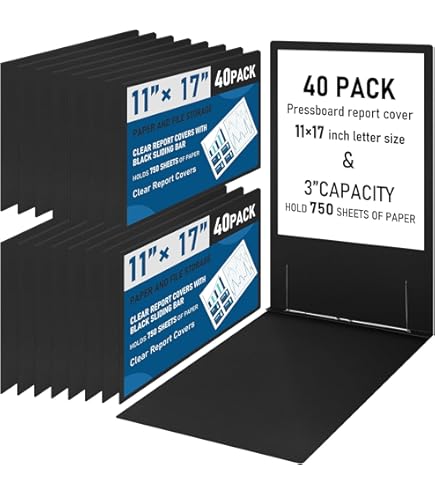 100 Pack Ultra Clear Binding Presentation Covers Clear Report Covers - View #7