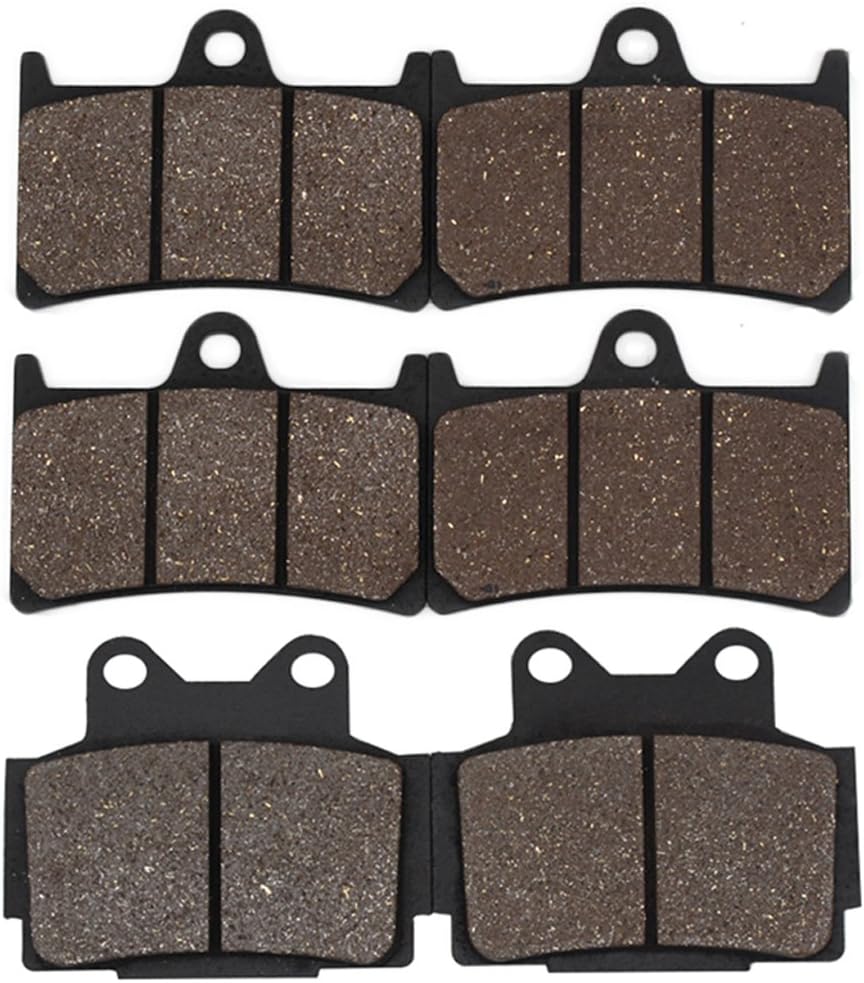 Cyleto Front and Rear Brake Pads for YAMAHA FZR400 FZR 400 RRSP RR 1991 1992 / FZS 600 Fazer 1998 1999 2000 2001 2002 2003