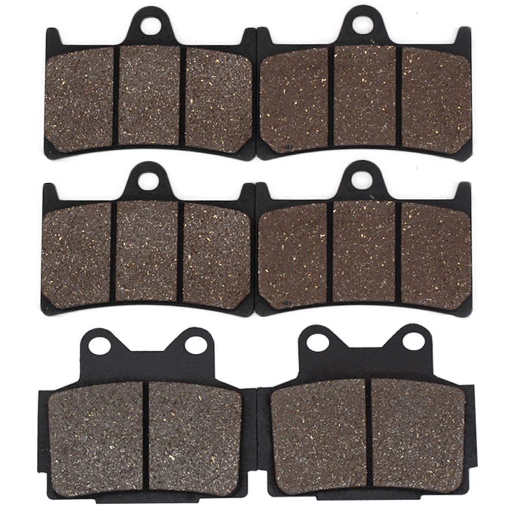 Cyleto Front and Rear Brake Pads for YAMAHA FZR400 FZR 400 RRSP RR 1991 1992 / FZS 600 Fazer 1998 1999 2000 2001 2002 2003