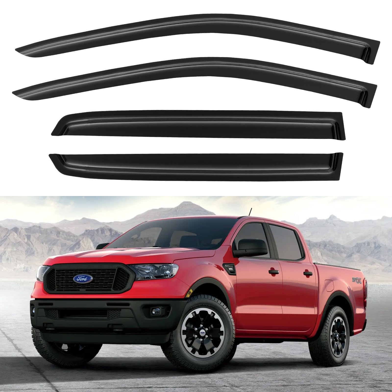 Window Visors Rain Guards for 2019 2020 2021 2022