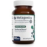 Metagenics SulforaClear - Advanced Detox & Antioxidant Support* - with Broccoli Sprout Extract, Calcium, Phosphorus & Myrosinase for Sulforaphane Production* - Supports Cellular Health* - 60 Capsules