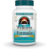 Source Naturals Wellness Formula Bio-Aligned Vitamins - Immune System Support Supplement & Immunity Booster* - 45 Tablets