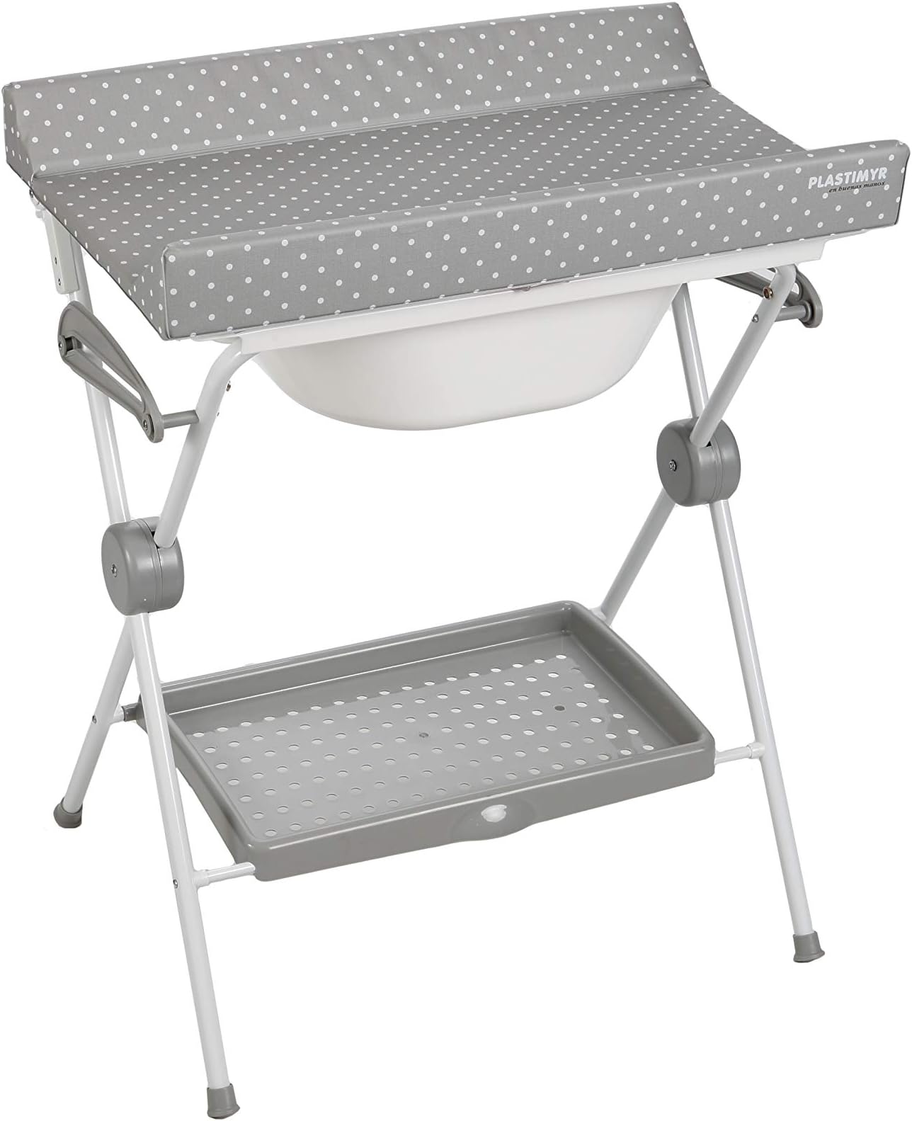 Plastimyr Folding Bath Lea - Collapsible Bath Tub, Taupe