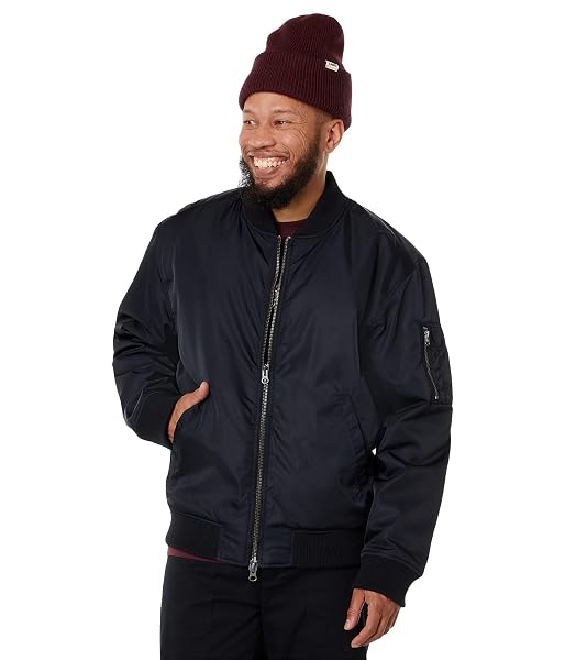 LABEL GO-TO BOMBER JACKET BLACK XL