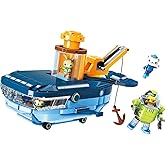 for Age 6+ Building Block Ocean Adventure Octonauts GUP-C Blue Whale Vehicle & Barnacles Kwazii Tweak 630pcs Building Brick Set-No Package Box