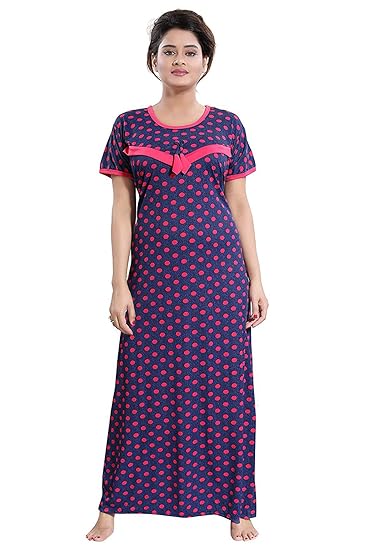 Women Serena Satin Printed Maternity Gown for Feeding - Multicolor - Free Size