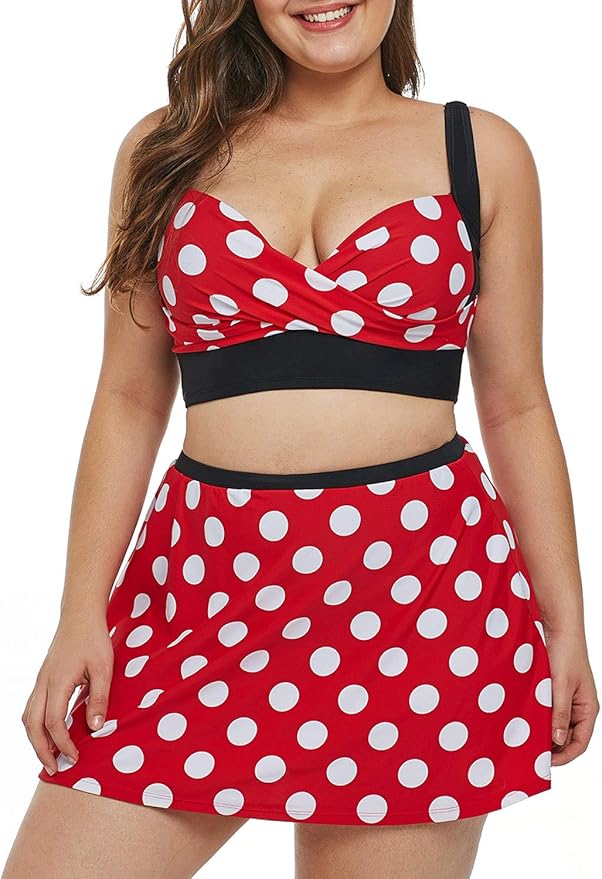plus size skirt swimsuit