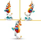 LEGO Creator 3in1 Magical Unicorn Toy 31140 Animal Figure Seahorse Peacock view 5