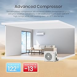 TOSOT 9,000 BTU Mini-Split Air Conditioner, Wifi