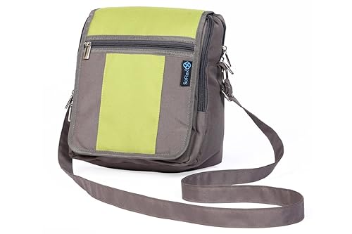 Soflex Unisex Crossbody Sling/Messenger Bag Grey (H01GP5)