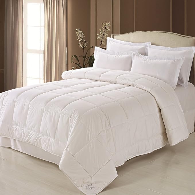 Fresh Ideas Australian Wool Filled Cotton Comforter
