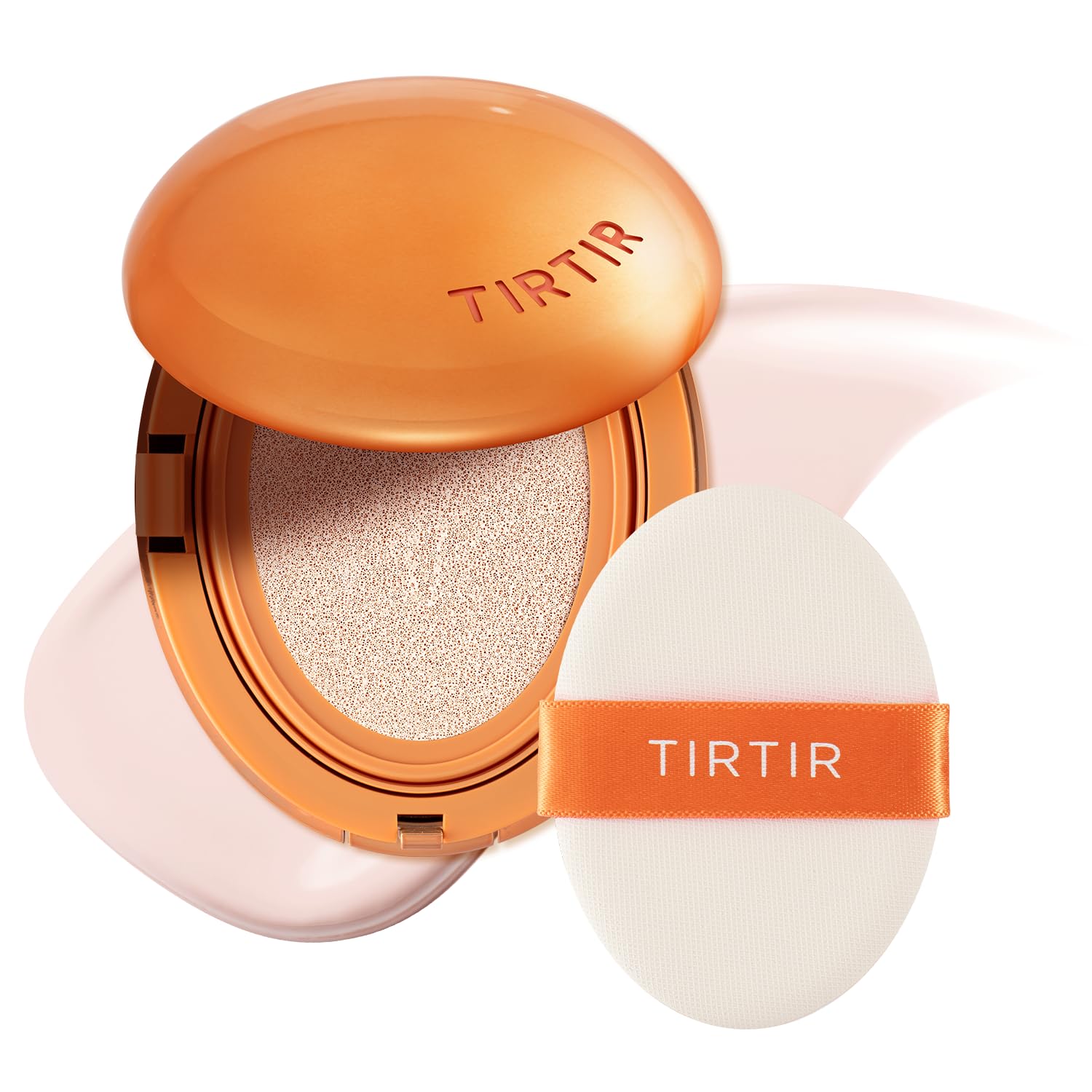 Photo 1 of [*Mini Size*] TIRTIR Mask Fit Ai Filter Cushion Foundation | AI-Like Semi-Matte Finish - Up to 72-Hour Medium to Full Coverage Korean BB Cushion Make up Beauty, #11C Cool Rosy, 0.15 Fl Oz