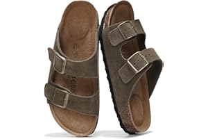 Project Cloud 100% Genuine Leather Flat Sandals Women Comfortable Beach Essentials Womens Sandals Memory Foam Vacation Essentials Comfy Women's Sandals Slides for Women Footwear