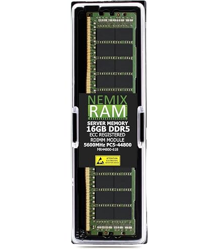 Samsung 16GB DDR5 4800MHz PC5-38400 ECC RDIMM 1Rx8 Single Rank 1.1