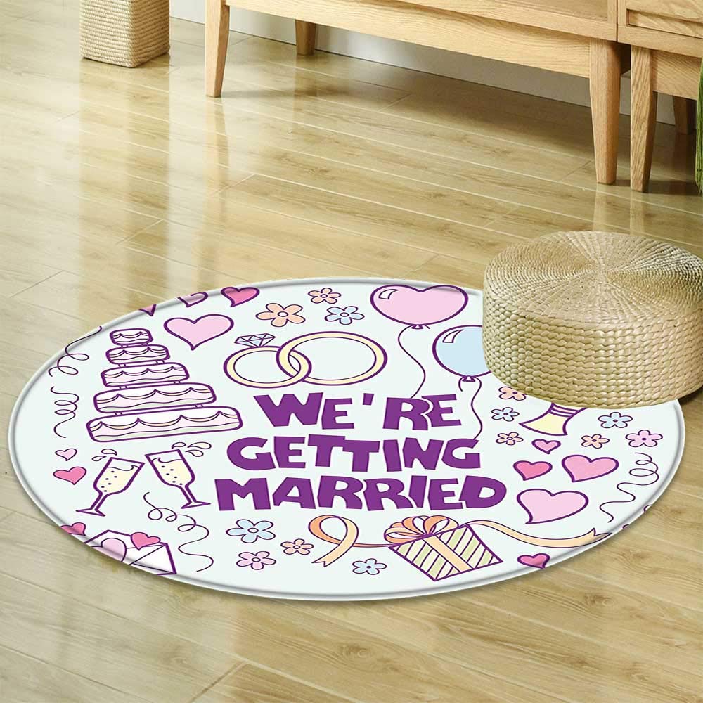 Amazoncom Round Rug Kid Carpet Wedding Decorations Wedding Themed