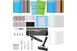 LOPASA Starter Kit for Cricut Joy Xtra Machine, Extra Bundle for Beginners, 8.5 x 12 Xtra Size Accessories and Supplies for Newbies, All Essential Tools and Material(Complete Bundle)