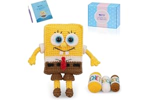 ⅠCROCHET Crochet Kit for Beginners Adults -Animals Start Crotcheting - Perfect Amigurumi Knitting Learn to Kit for Adult Kids with Stitch by Stitch Video Tutorials,Holiday Christmas Gift.