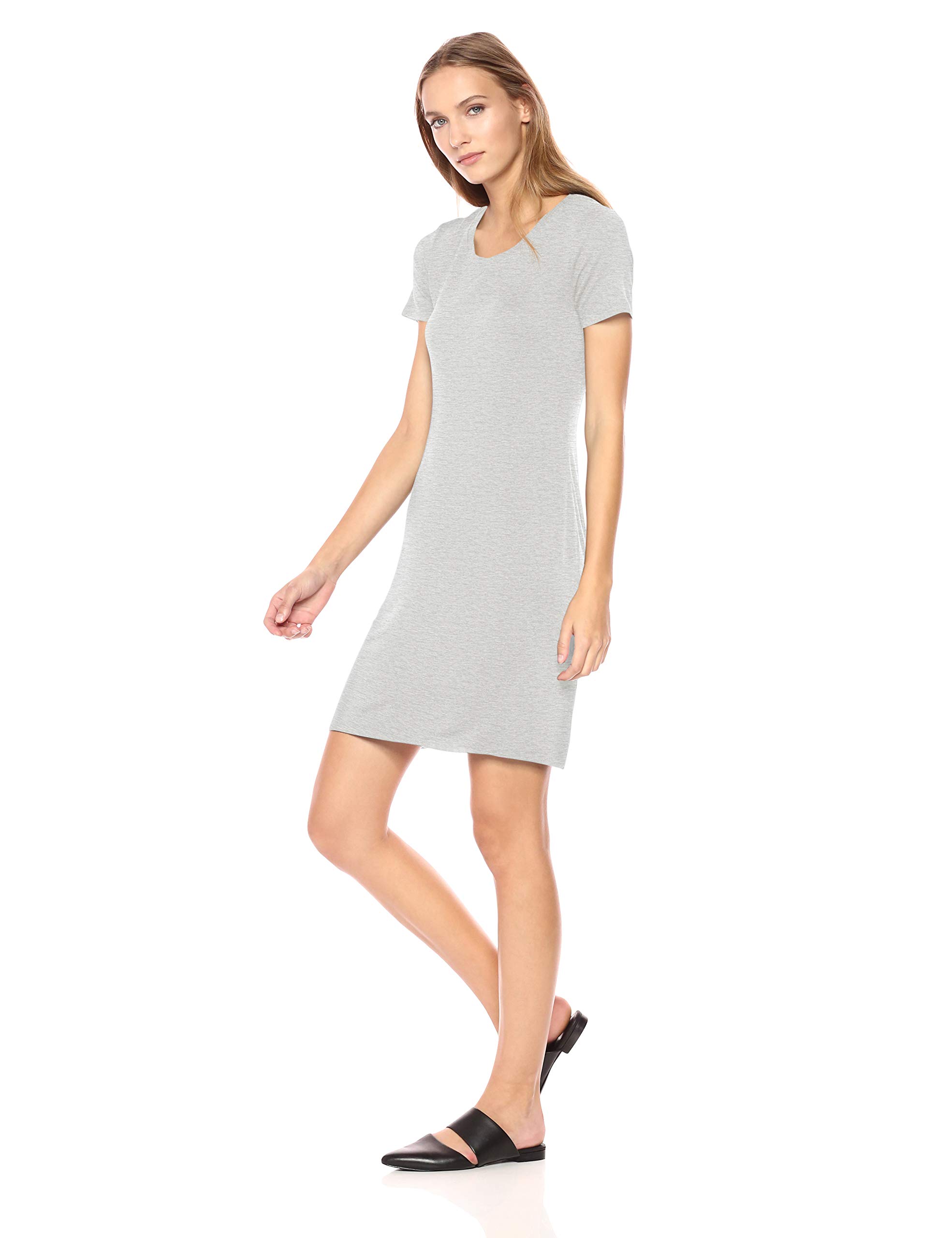 Women's Jersey Standard-Fit Short-Sleeve Scoopneck T-Shirt Dress