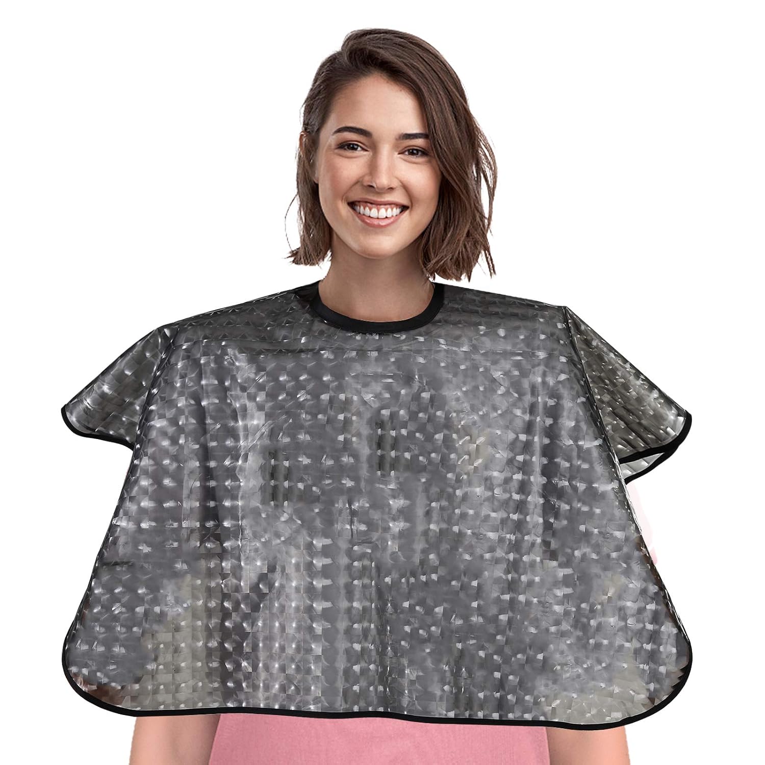 Waterproof Hair Dye Cape,Short Comb-Out Capes for Hair Stylist,Makeup Apron for Hair Color,Bleach,Shampoo and More: Beauty