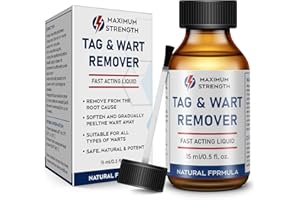 SKAYAH 15ML Skin Tag Removal Kit, at-Home Skin Tag Remover, Fast Acting Wart Freeze Off, Plantar wart Remover for feet, Wart Remover for Corn, Genital Wart, H Warts, Common Wart, Flat Wart, Callus-A4