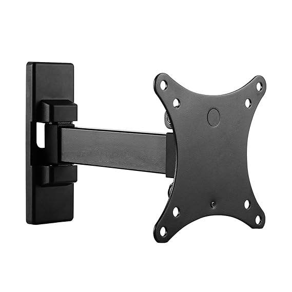 DK102F DEKIN TV Monitor Wandhalterung 13-27 Zoll | neigbar und schwenkbar | unterstützt VESA-Größe: 75x75 mm | 100x100 mm | T