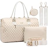 LOVEVOOK Diaper Bag Tote with Pacifier Case and Changing Pad, Large Capacity Mommy Bag for Hospital and Weekender Travel, Functional Baby Bag Newborn Baby Essential