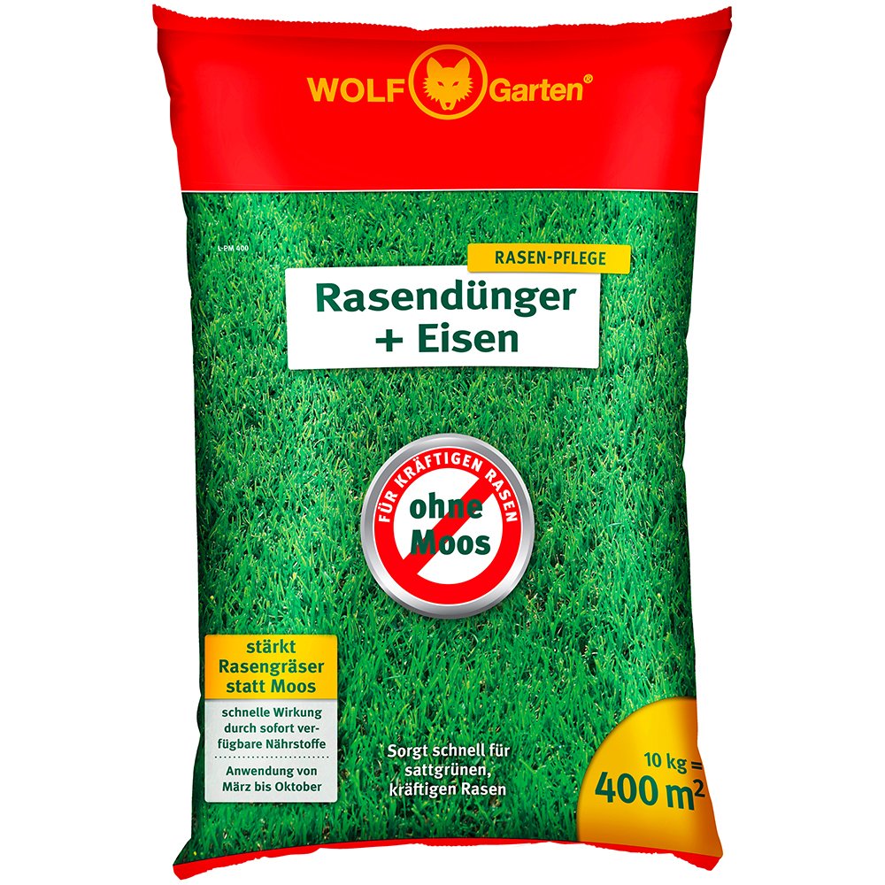 Sonstige Wolf Garten Rasen Dunger Plus Eisen L Pm 400 Fur 400 M Garten Terrasse Monokl Online