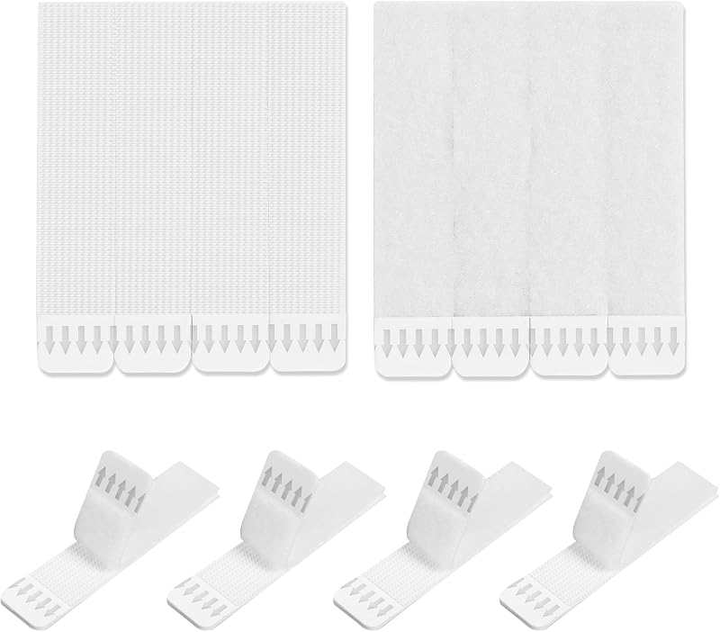 LEUOSO 36 Pairs 72 Strips Heavy Duty Picture Hanging Strips 19x92mm