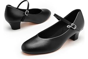 Stelle 1.5" Character Shoes for Women Dance Shoes Stylish Ankle Strap for Ballroom Salsa Tango Flamenco Latin