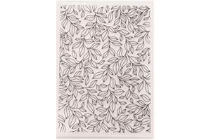 LZBRDY 4.1 by 5.7 Inches Leaves Plastic Template Embossing Folders for Scrapbooking Card Making Christmas Thanksgiving Embossing Folders