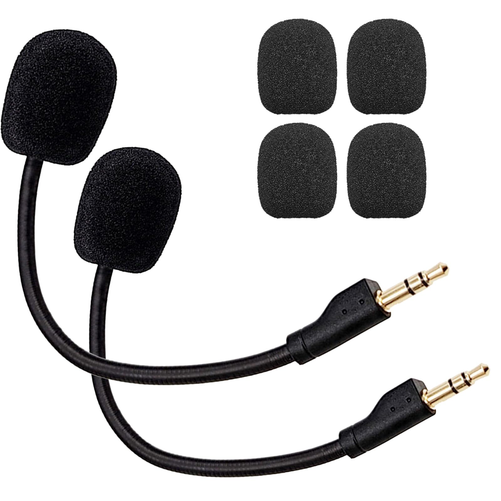 Askyorte 2Pcs Replacement Gaming Microphone - Compatible with Logitech G PRO X2, G PRO X Wireless, and G Pro Wired Gaming Headsets, Detachable, Advanced Noise Cancellation