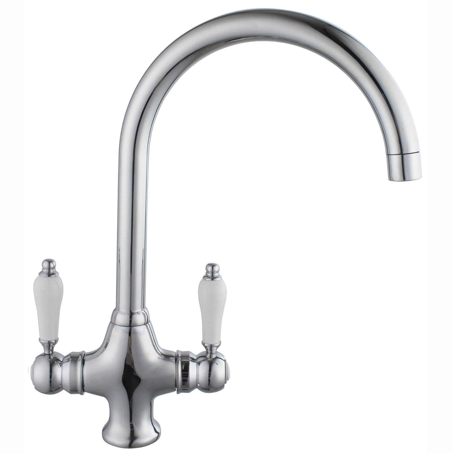 Traditional Cruciform Kitchen Sink Mixer Taps Chrome Amazoncouk