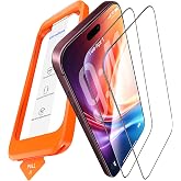 UltraGlass TOP 9H+ Armor for iPhone 18 Pro Screen Protector Glass, 2 Packs | NO.1 Military Grade Shatterproof, Screen Protector for 18 Pro Tempered Glass, Sapphire Reinforced, One-Pull Tray, 6.3''
