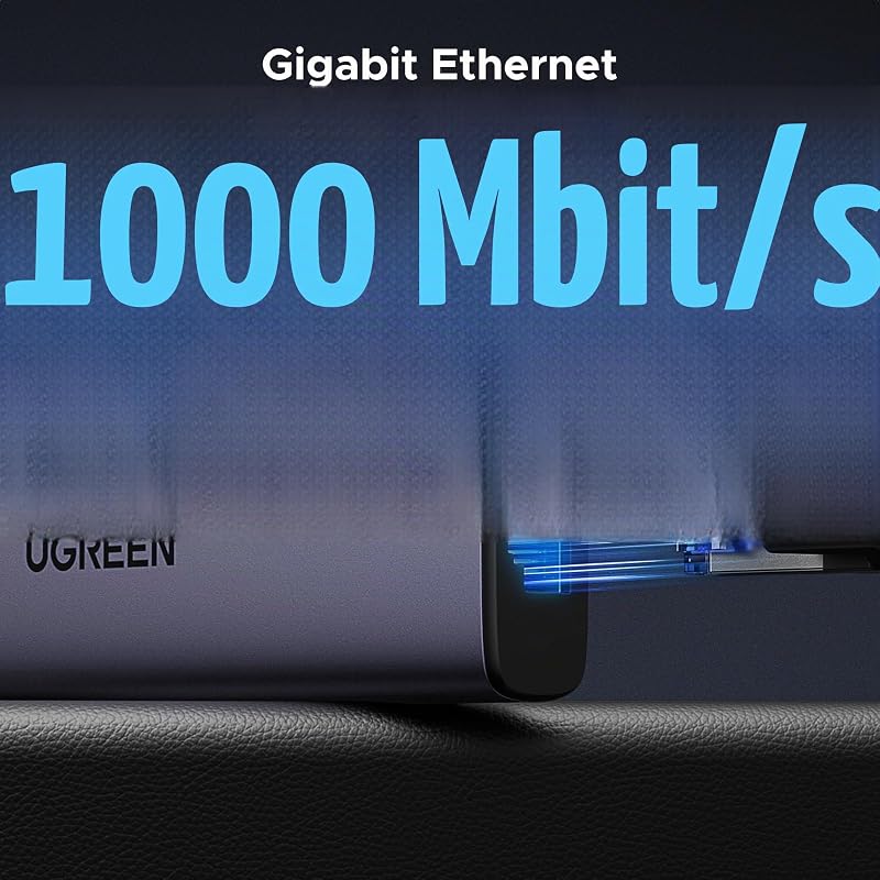 USB C Hub Ethernet, Docking Station 4K HDMI, PD100W, 3*USB A 3.0